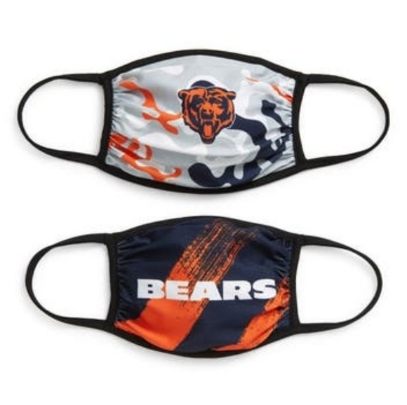 Chicago Bears mask 2 pack one camo mask